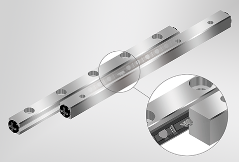 Rack and pinion mechanism for synchronous cage guidance